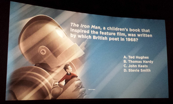 The Iron Giant Signature Edition ticket stub