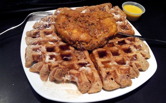 Dame's Chicken and Waffles, Durham, NC - Orange Speckled Chabo