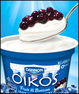 Dannon Oikos Greek Yogurt - Fruit on the bottom