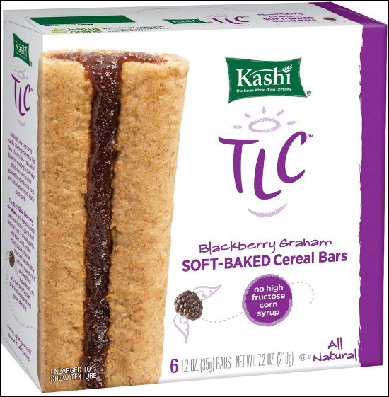 Kashi - Tasty Little Chewy soft cereal bar - blackberry graham