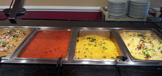 Sitar Indian Restaurant - Durham, NC - buffet line