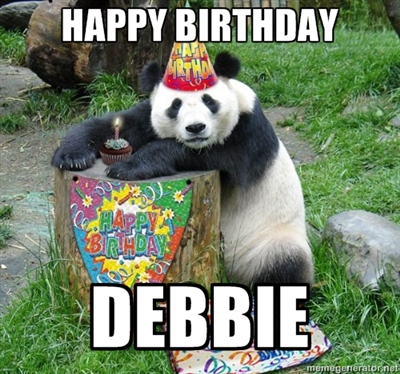 Happy Birthday Panda for Deb