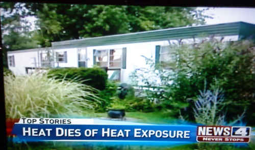 Heat dies of heat exhaustion