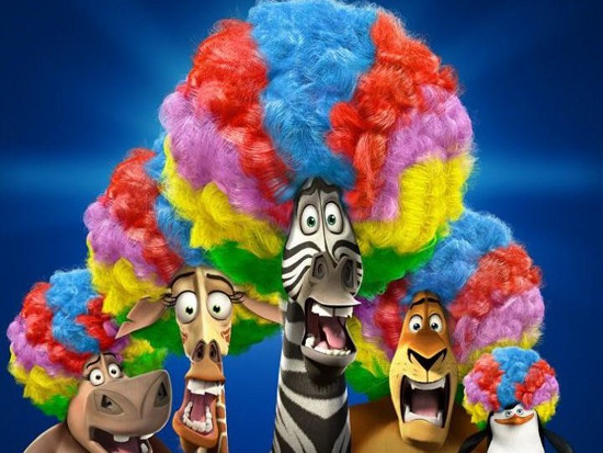Madagascar 3 circus afro