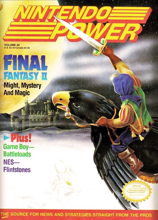 Nintendo Power Magazine - Final Fantasy II cover - Issue 30