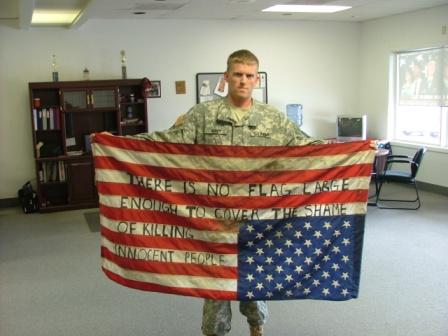 There is no flag large enough to cover the shame of killing innocent people