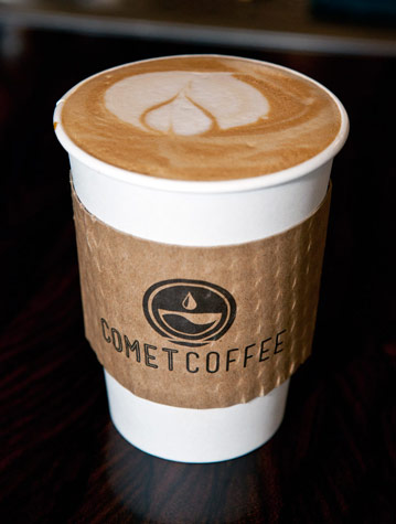 Comet Coffee to-go cup