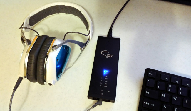 Emotiva Big Ego DAC and V-Moda Crossfade M-100 headphones