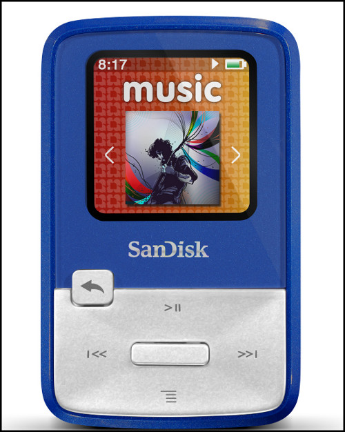 Sandisk Sansa Clip Zip - blue