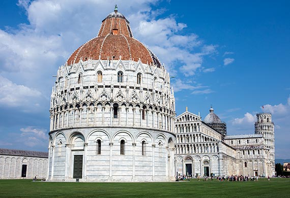 Piazza del Miracoli and the Leaning Tower of Pisa