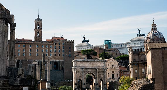 The Roman Forum - ruins