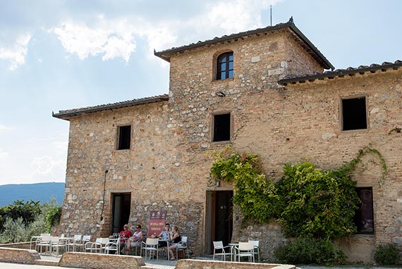 Vernaccia Wine Museum in San Gimignano, Italy