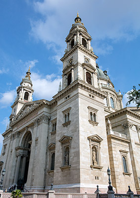 Budapest - St. Stephen's Basilica right outside of the Aria Hotel