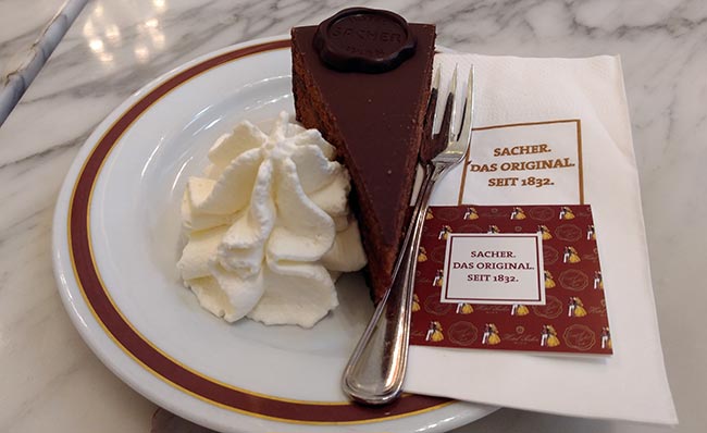 Vienna - Café Sacher - Original Sacher Torte