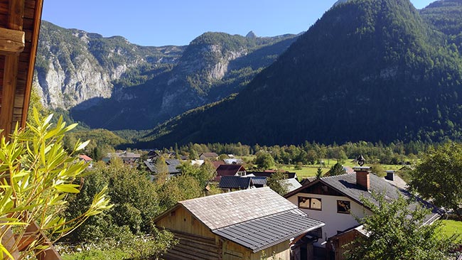 Hallstatt / Obertraun - Haus Hepi - stunning view from our balcony